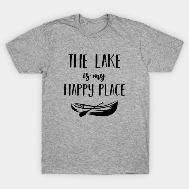 lake is my happy place T-Shirt by mezy